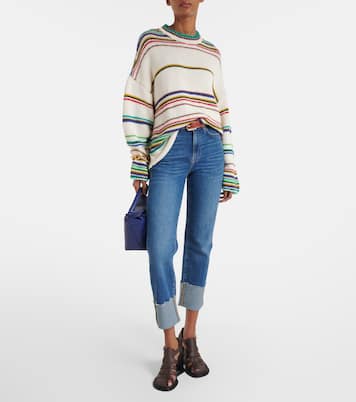 Jeans cropped Logan a vita alta | 7 For All Mankind