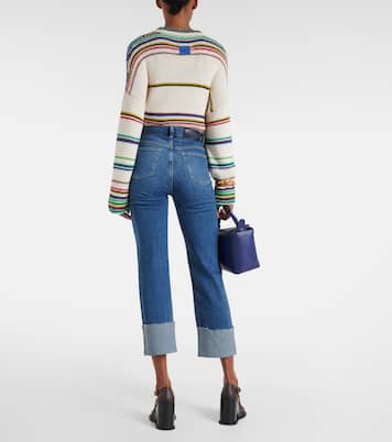 Jeans cropped Logan a vita alta | 7 For All Mankind