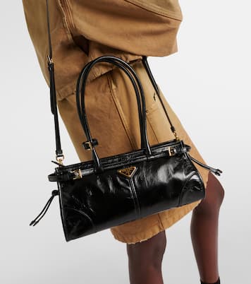 Borsa a spalla Medium in pelle | Prada