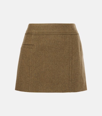 Mini-jupe en laine | Victoria Beckham