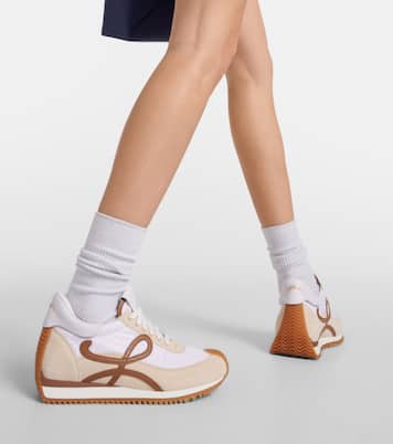 Flow Runner suede sneakers | Loewe