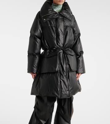 Cappotto imbottito in similpelle | MM6 Maison Margiela