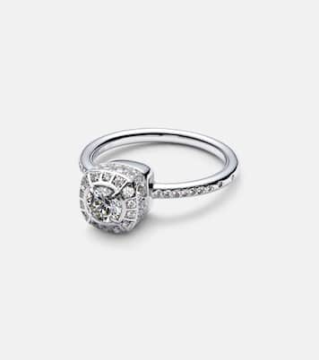 Anello Nudo Petit in oro bianco 18kt con diamanti | Pomellato