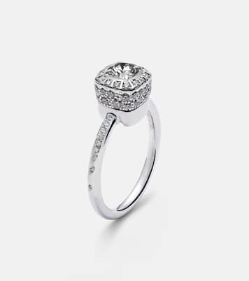 Anello Nudo Petit in oro bianco 18kt con diamanti | Pomellato