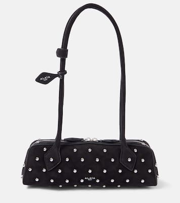 Borsa a spalla Le Teckel Small in suede | Alaïa