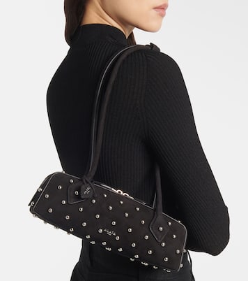 Borsa a spalla Le Teckel Small in suede | Alaïa