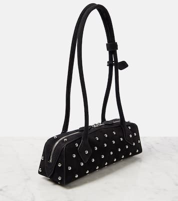 Borsa a spalla Le Teckel Small in suede | Alaïa