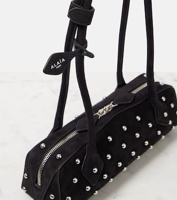 Borsa a spalla Le Teckel Small in suede | Alaïa