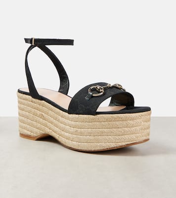 Espadrilles Lady Horsebit en daim | Gucci