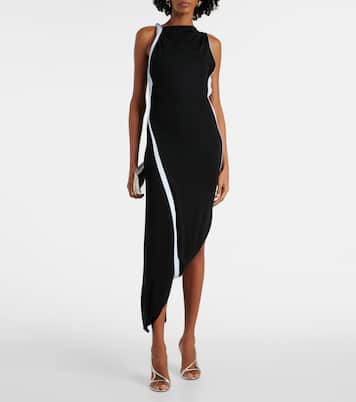 Robe midi asymétrique | Victoria Beckham