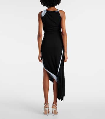 Robe midi asymétrique | Victoria Beckham