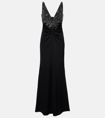 Verzierte Robe aus Crêpe | Roland Mouret