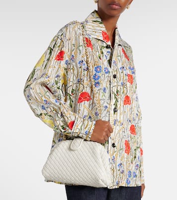 Lauren 1980 Intrecciato Small leather clutch | Bottega Veneta