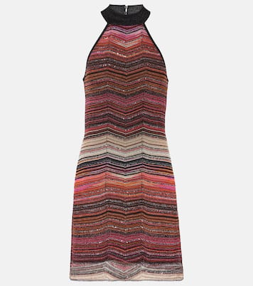 Minikleid aus Strick mit Pailletten | Missoni