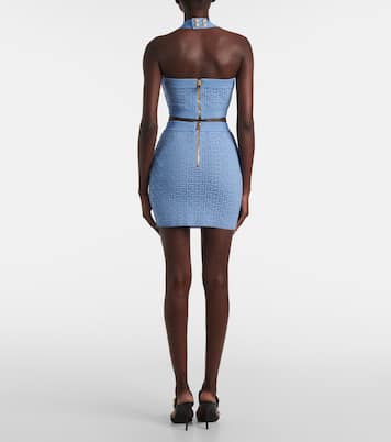Minigonna con monogramma | Balmain