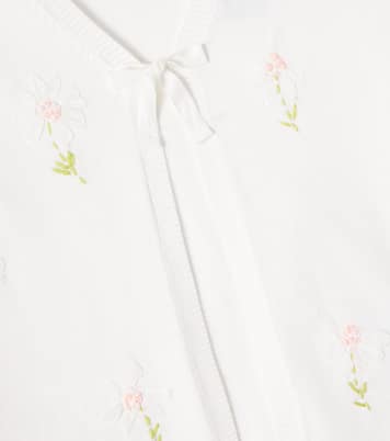 Cardigan Esmia in cotone con ricamo | Bonpoint