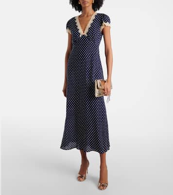 Maxikleid Clarice mit Spitze | Rixo
