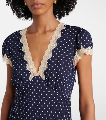 Maxikleid Clarice mit Spitze | Rixo