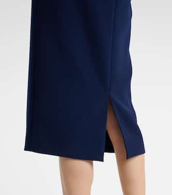 Abito midi Isla in crêpe con cristalli | Jenny Packham