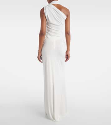 Duo Bezel asymmetric jersey top  | Christopher Esber