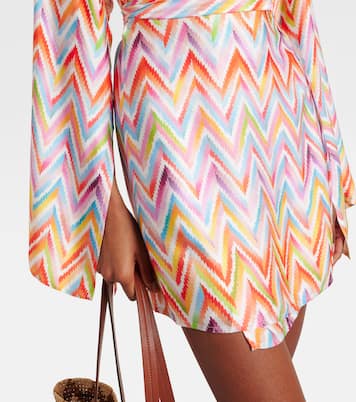 Zigzag belted minidress | Missoni