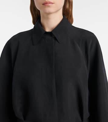 Ryo silk wrap coat | The Row