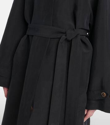Ryo silk wrap coat | The Row