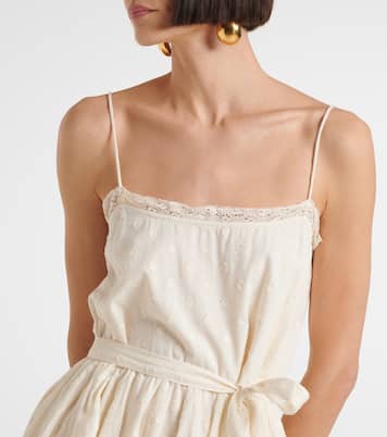 Abito corto Beatriz in dobby di cotone | Ulla Johnson