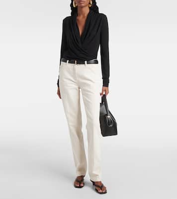 Jeans slim de tiro bajo | Toteme