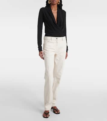 Jeans slim de tiro bajo | Toteme