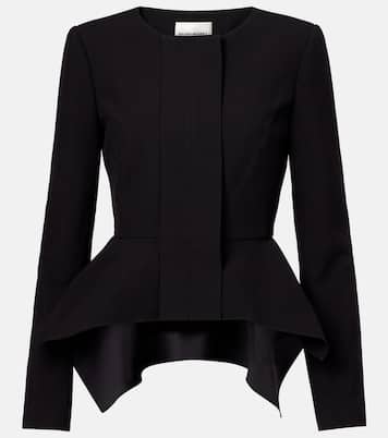 Giacca in crêpe con peplum | Roland Mouret