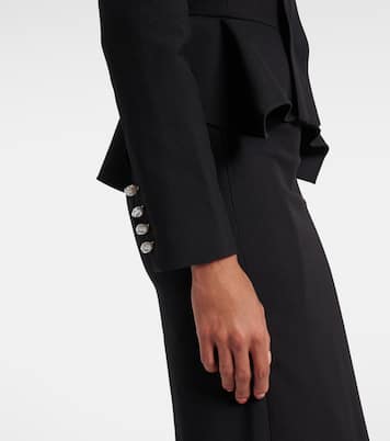 Giacca in crêpe con peplum | Roland Mouret