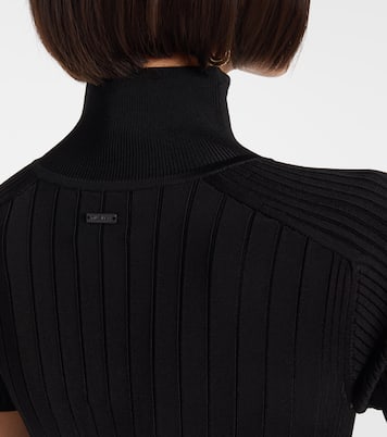 Ribbed-knit midi dress | Mugler