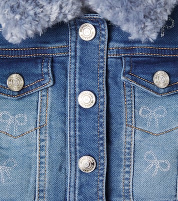 Veste brodée en jean | Monnalisa