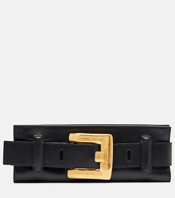 Anthem leather clutch | Balmain