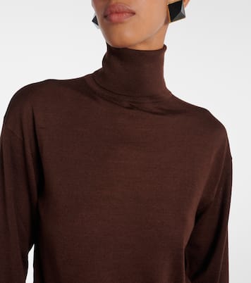 Cashmere, wool, and silk sweater | Saint Laurent