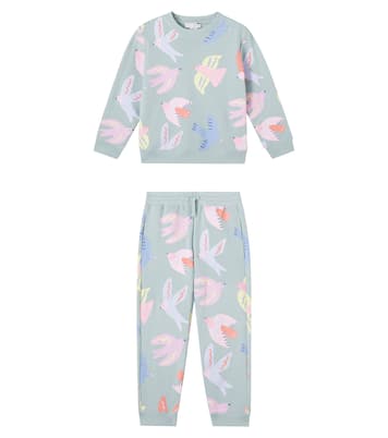 Printed sweatshirt and sweatpants set | Stella McCartney Kids