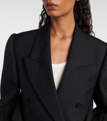 Double-breasted wool suit jacket | Acne Studios