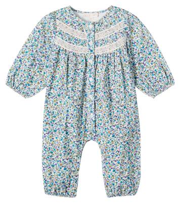 Floral cotton corduroy jumpsuit | Louise Misha