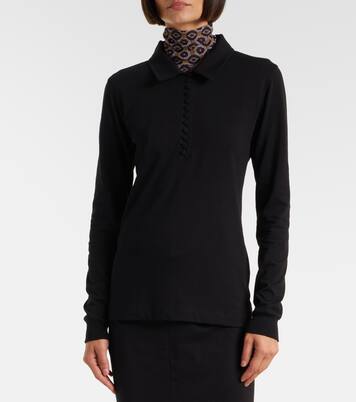 Cotton jersey polo shirt | Dries Van Noten