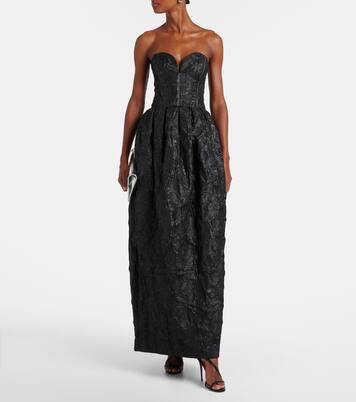 Adeena floral jacquard gown | Simkhai
