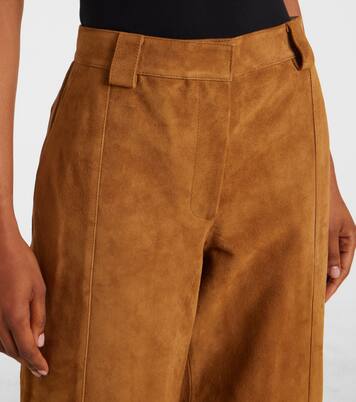 Suede wide-leg pants | Tory Burch