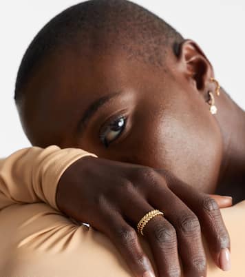 18kt gold braided ring | Anita Ko
