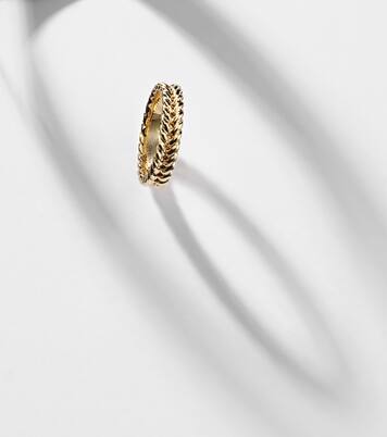 18kt gold braided ring | Anita Ko