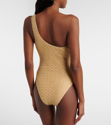 One-shoulder lamé swimsuit | Missoni