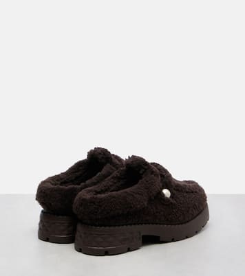 Shea shearling platform mules | Jimmy Choo