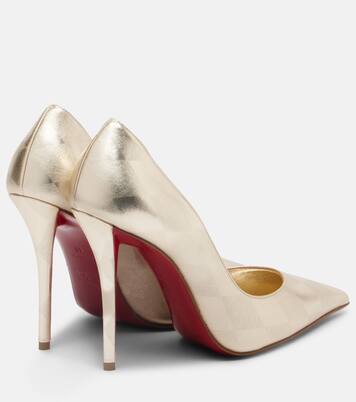 Miss Z metallic leather pumps | Christian Louboutin
