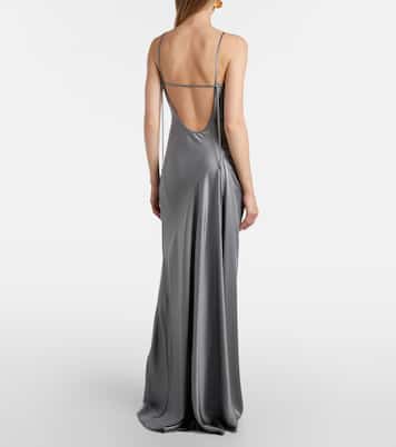 Cami satin gown | Victoria Beckham