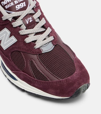 991 suede-trimmed sneakers | New Balance