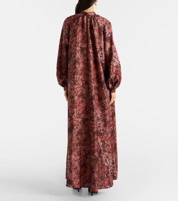 Verziertes Maxikleid Alpe aus Seide | Max Mara